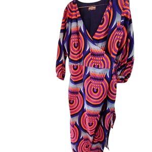 NWOT Ghana Design Nallem Wrap Dress XXL